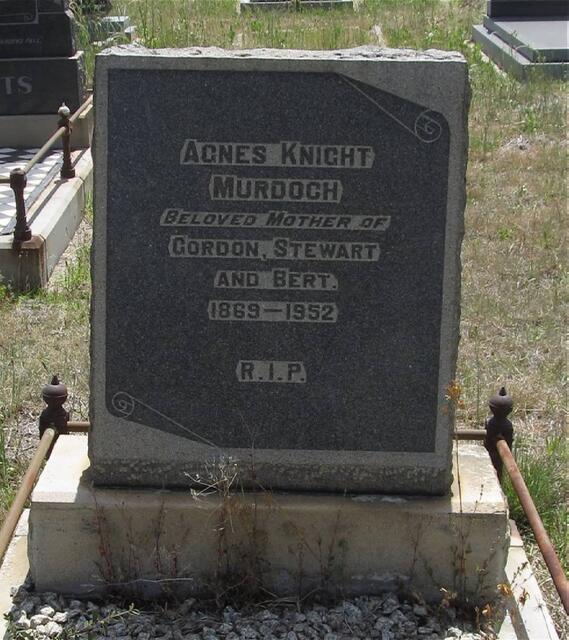 MURDOCH Agnes Knight 1869-1952