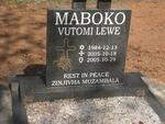MABOKO Vutomi Lewe 1984-2005