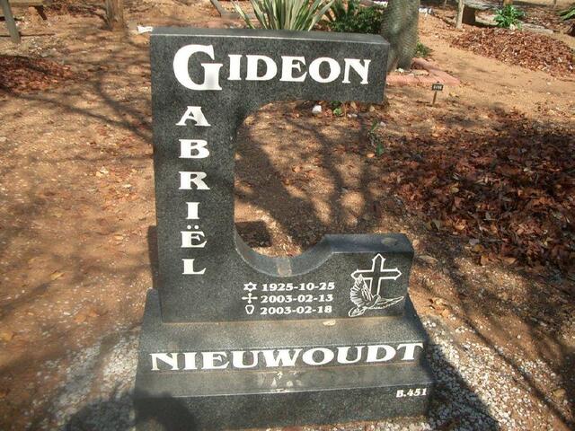 NIEUWOUDT Gideon Abriel 1925-2003