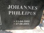 JACOBS Johannes Phillipus 1955-2003 & Anna Catharina 1958-