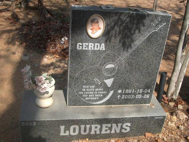 LOURENS Gerda 1961-2003