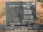 ROOS Johannes Jacobus 1934-2002