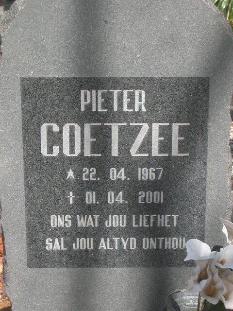 COETZEE Pieter 1967-2001