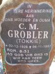 GROBLER C.M. 1926-1997