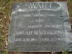 SWART Johannes Francois 1889-1965 & Sarah Magdalena 1897-1957 