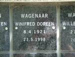 WAGENAAR Winifred Doreen 1921-1998