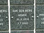 BERG Hennie, van den 1914-2002