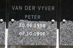 VYVER Peter, van der 1958-1990