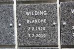 WILDING Blanche 1920-2010