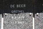 BEER Grethel, de 1919-2007
