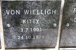 WIELLIGH Kitty, von 1901-1978
