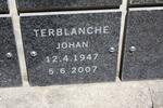 TERBLANCHE Johan 1947-2007