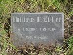 LOTTER Mattheas W. 1910-1964