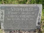 STOPFORTH Carolina Margaretha 1892-1965