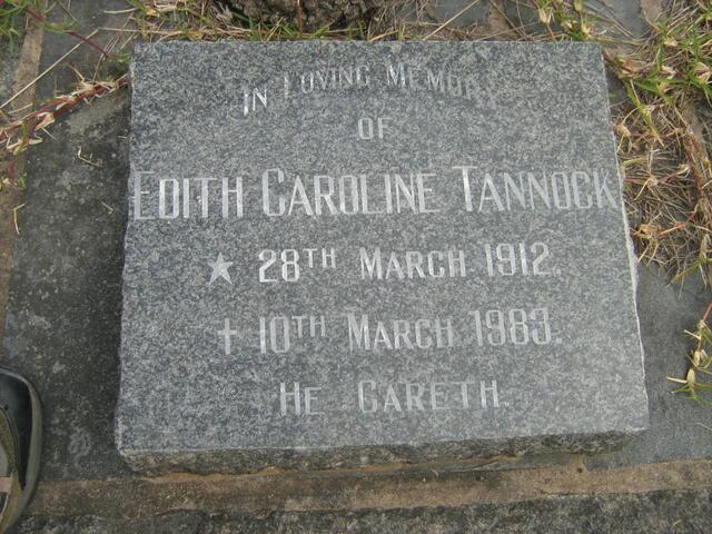 TANNOCK Edith Caroline 1912-1983
