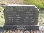 WALTON Francis 1920-1966 & Susan 1923-1998