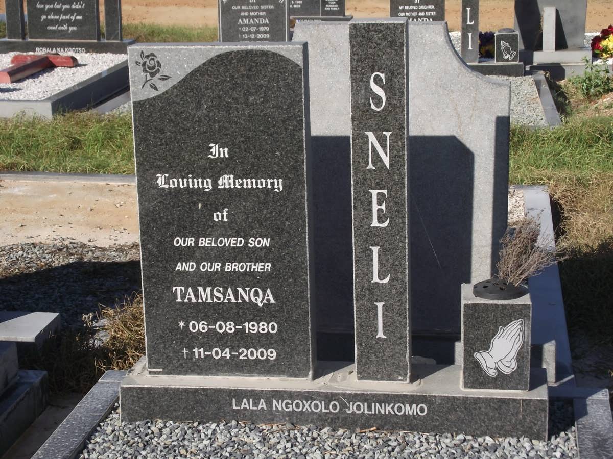 SNELI Tamsanqa 1980-2009
