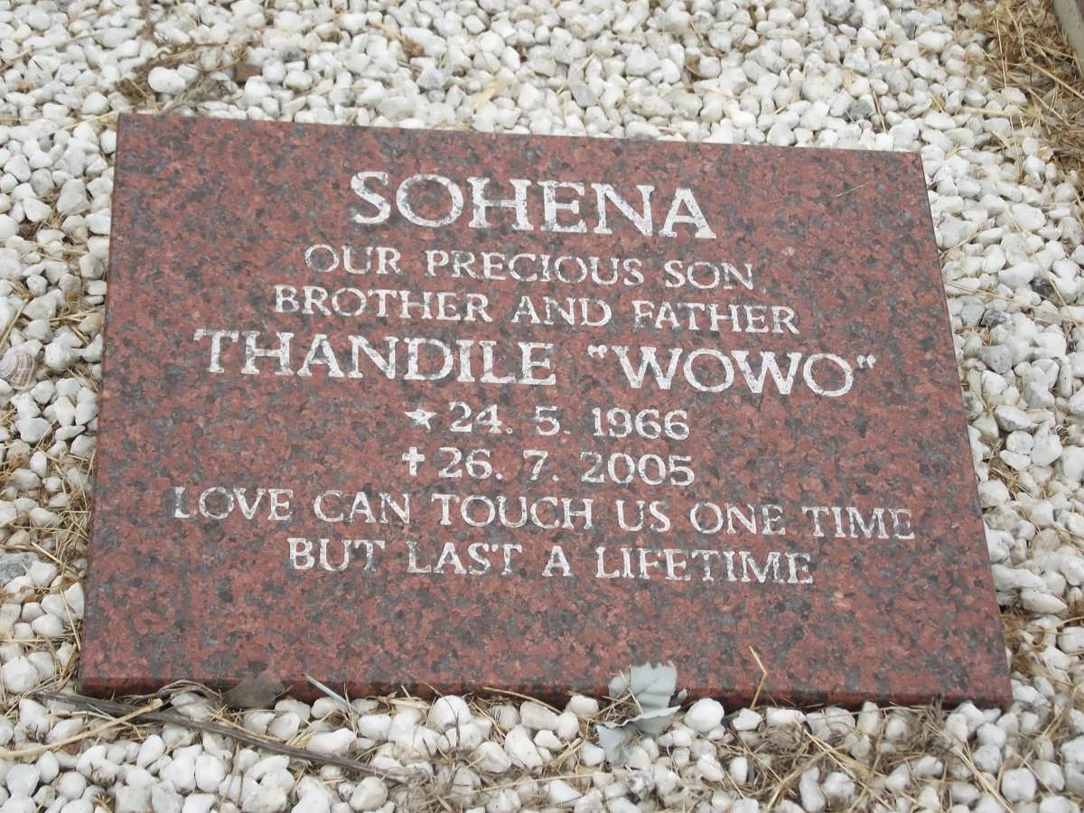 SOHENA Thandile 1966-2005