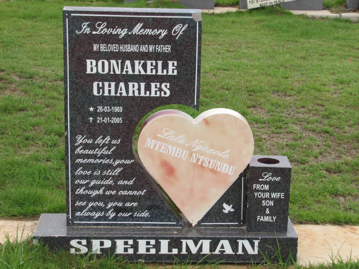 SPEELMAN Bonakele Charles 1969-2005