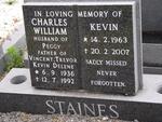 STAINES Charles William 1936-1992 :: STAINES Kevin 1963-2007
