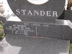 STANDER Gideon Stephanus 1937-1994