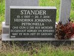 STANDER Hendrika Johanna Petronella 1937-2001