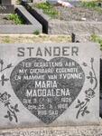 STANDER Maria Magdalena 1926-1966