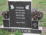 STANDER Vrede 1941-2003 & Dottie 1945-