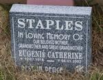 STAPLES Eugenie Catherine 1918-2002