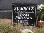 STARBUCK Wessel Johannes 1941-2000
