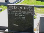 STAUNTON Catherine 1886-1985