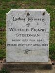 STEEDMAN Wilfred Frank 1891-1959