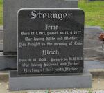 STEINIGER Ulrich 1909-1978 & Irma 1913-1977