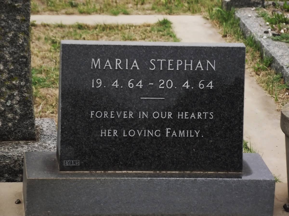 STEPHAN Maria 1964-1964