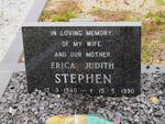 STEPHEN Erica Judith 1940-1990