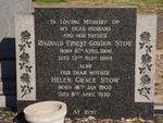 STOW Reginald Ernest Gordon 1906-1965 & Helen Grace 1905-1970