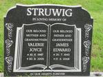 STRUWIG James Edward 1945-2008 & Valerie Joyce 1947-2005