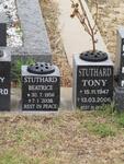 STUTHARD Tony 1947-2006 & Beatrice 1956-2008