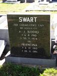 SWART A.J. 1910-1978 & Francina 1910-1981