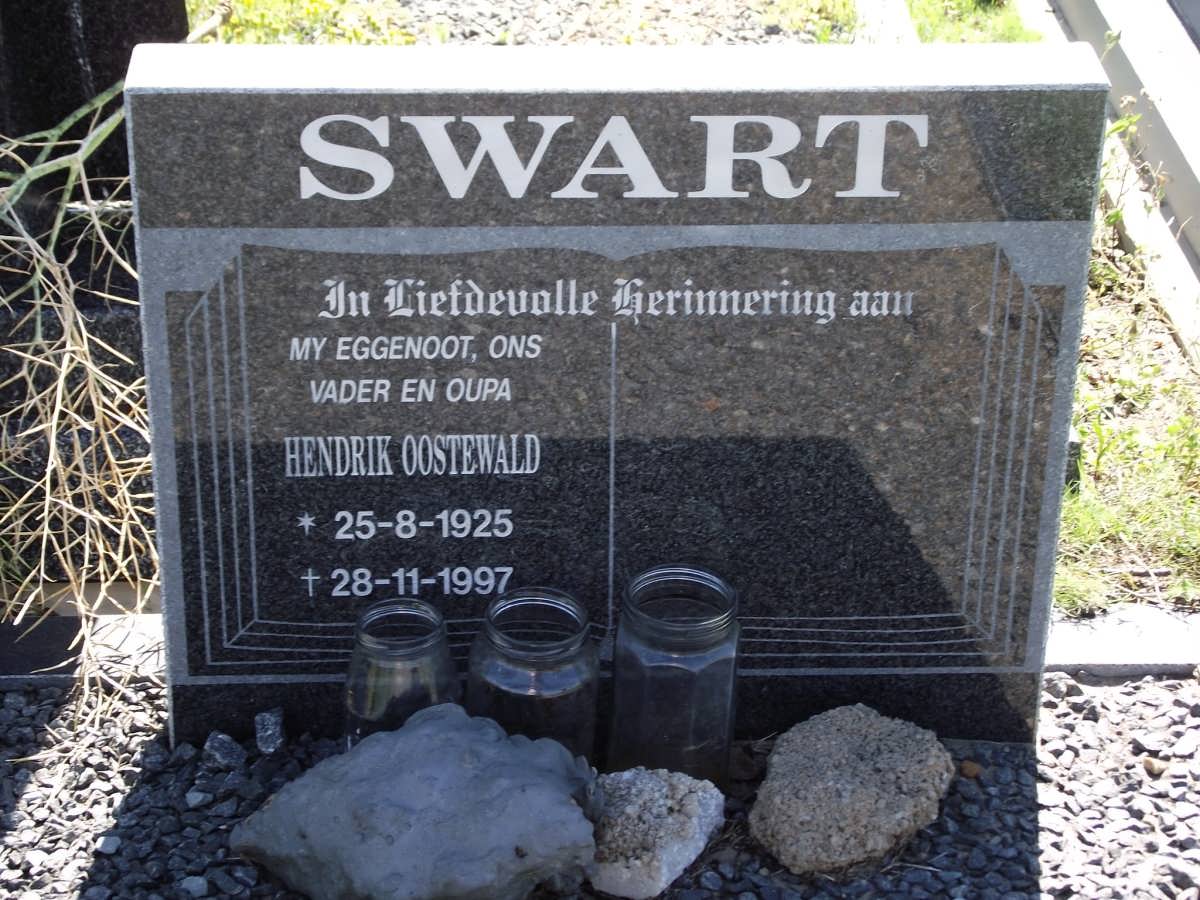 SWART Hendrik Oostewald 1925-1997