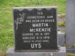 UYS Martin McKenzie 1971-1979