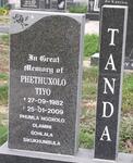 TANDA Phethuxolo Tiyo 1982-2009