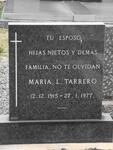 TARRERO Maria L. 1915-1977