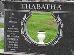 THABATHA Mluleki Patrick 1971-2007