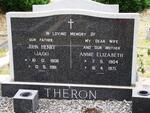 THERON John Henry 1906-1981 & Annie Elizabeth 1904-1971