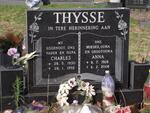THYSSE Charles 1930-1992 & Anna 1928-2008