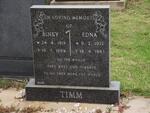 TIMM Rodney D. 1919-1989 & Edna 1922-1983