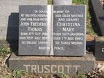 TRUSCOTT John Frederick Thomas 1894-1963 & Christina Mary 1896-1980