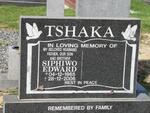 TSHAKA Siphiwo Edward 1965-2006