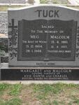 TUCK Margaret 1904-1968 & Malcolm 1910-1971